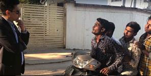 image: Ias officer Deepak rawat inspires people to follow traffic rules