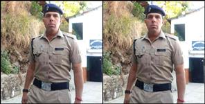 image: Police constable gajendra chauhans song now trending