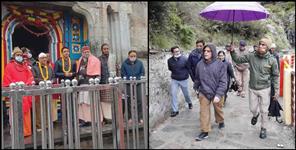 image: Bhaskar khulbe and mangesh ghildiyal in Kedarnath badrinath