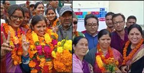 image: Rudraprayag Zila panchayat adhyaksh chunav BJP Amardei Shah won