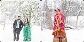 image: snow wedding destination in uttarakhand