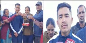 image: Suraj Mehra of Berinag clears NDA exam