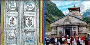 image: Devotee from Punjab give silver doors to kedarnath dham