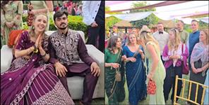 image: Kartik from Uttarakhand and Sofia from Germany got married in Jim Corbett