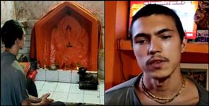 image: Russian citizen in devprayag become hanuman bhakt
