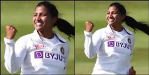 image: india vs australia cricket sneh rana performance
