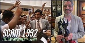 image: Sumit Purohit receives two Filmfare Awards for Scam 1992 web series