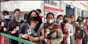 image: Voting percentage of 70 seats in Uttarakhand assembly elections till 4 pm