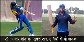 image: karnaveer kaushal opening batsman of uttarakhand cricket team