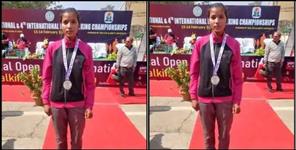 image: Payal of Kashipur won silver in National Athletes Championship