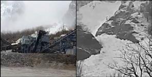 image: Glacier broke in Lambagad of Chamoli district