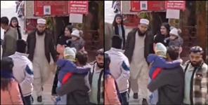 image: Nainital Naina Devi Temple viral shoe video