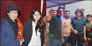 image: Dimple Kapadia and Sonu Nigam in Uttarakhand