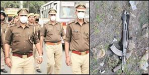 image: AK 47 rifle snatched from police in Udham Singh Nagar