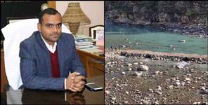 image: Uttarkashi DM IAS Mayur Dixit took action on mining mafia