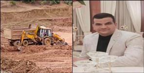 image: Dehradun mining mafia rammed tractor on a policeman