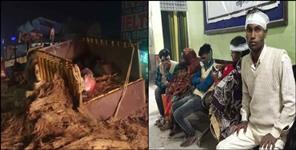 image: Tractor trolley overturned in Sitarganj 40 people injured