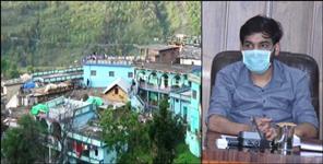 image: dhungi village of Uttarkashi sealed after coronavirus case