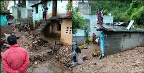 image: Heavy rain in Narkota of Rudraprayag