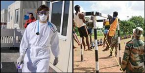 image: 25 young men admitted to Ramnagar army coronavirus positive