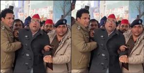 image: SP candidate arrested for attempting self immolation