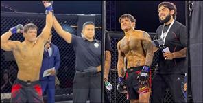 Angad Bisht Wins MMA Fight in Arunachal Pradesh