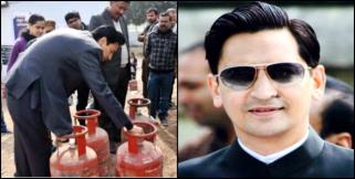 image: Dm deepak rawat raid in gas agency