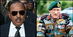 image: India china conflict galvan valley bipin rawat and ajit dobhal meeting