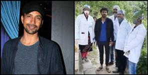 image: Actor Deepak dobriyal and manoj bajpai in nainital
