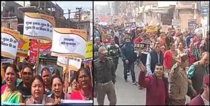 image: Swabhiman rally held in Kotdwar demanding strong land law