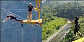 image: Bungee jumping starts in Rishikesh