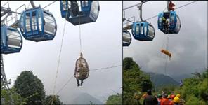 Surkanda Ropeway Mock Drill Ndrf Itbp Rescue Tehri Uttarakhand