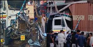 image: Dehradun selaqui dumper hit Manish and vishal died