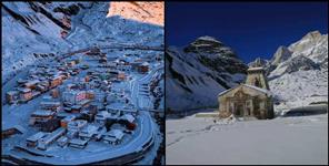 image: Minus 7 degrees in kedarnath dham
