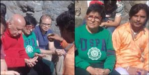 image: Kiran Bedi on a secret visit to Uttarakhand