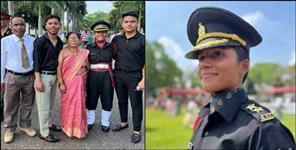 image: Pithoragarh Chandni Kunwar Became Lieutenant in Indian Army