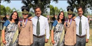image: Almora Manisha Kandpal became Lieutenant in Indian Army
