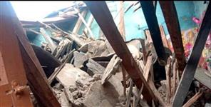 image: House falls in Almora due to heavy rain