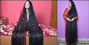 Haldwani Woman Sets Guinness World Record with Long Hair