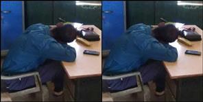 image: Jagdish Lal teacher of Government Primary School Chopra suspended