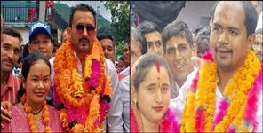 image: Two Husband-wives won in Uttarakhand Panchayat Chunav