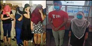 image: Police raid at rudrapur Massage Center