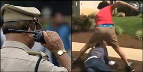 image: Fight between tourists and people in Mussoorie
