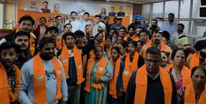 image: Ex-BSP Chief Son Among Hundreds Joining Uttarakhand BJP