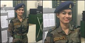image: Akshita negi becomes officer in Indian army