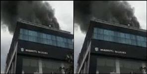 image: Fire in nexa car showroom