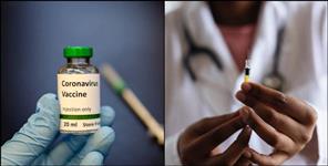 image: Doctor took corona vaccine while drinking in dehradun