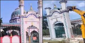 image: Illegal shrine on government land demolished