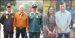 image: Bollywood star Anupam Kher in Lansdowne