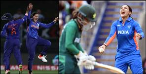 image: India Pakistan Commonwealth Games Smriti Mandhana Sneh Rana